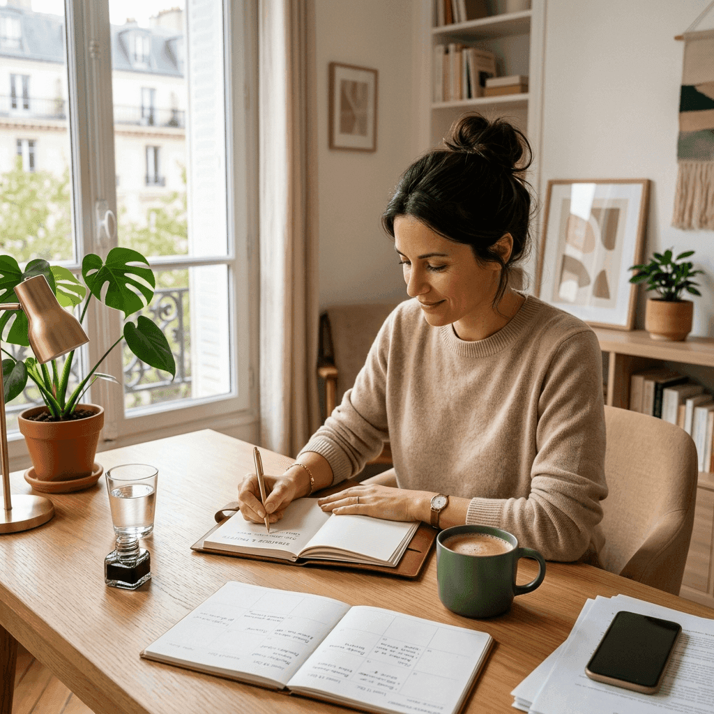Organisation semaine type maman entrepreneure : le système qui tient vraiment