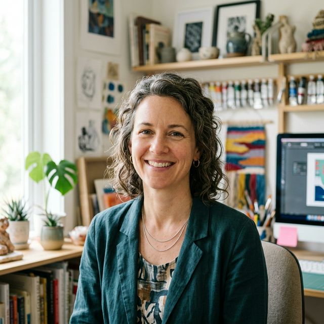 Julie, élève de L'Atelier